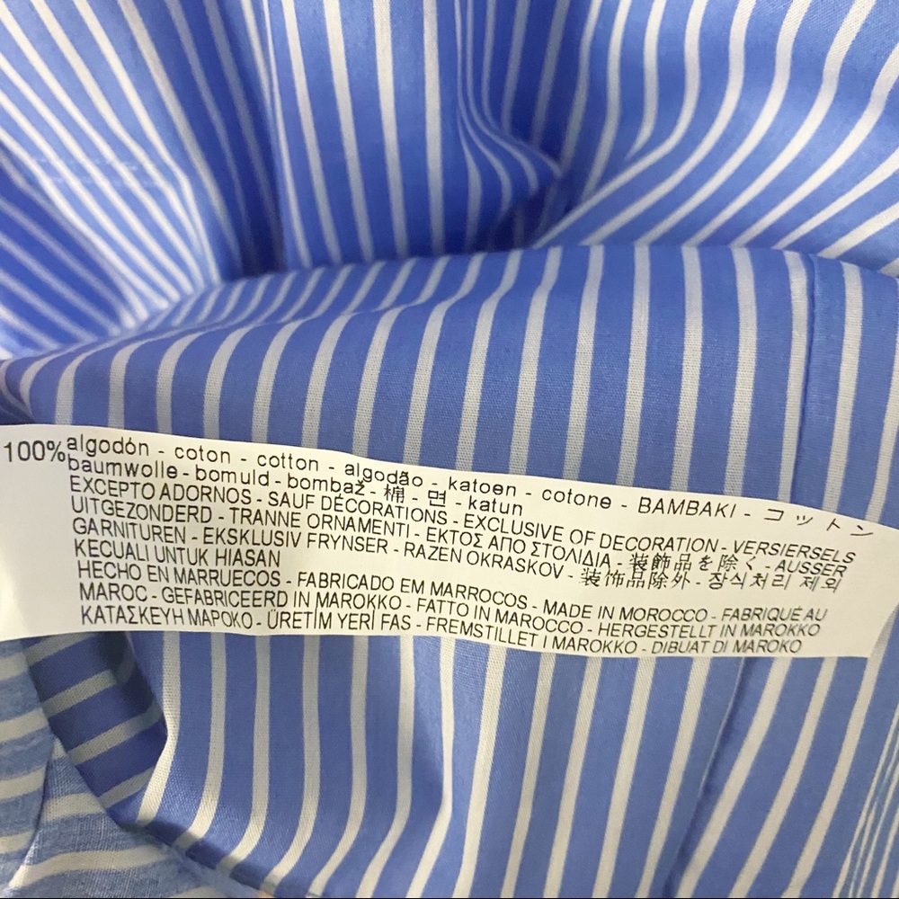 Zara Striped Floral Tunic Dress - Picture 6 of 6